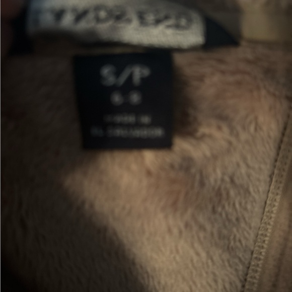 LANDS END TAN FLEECE LINED LONG JACKET SIZE SMALL - Picture 5 of 6